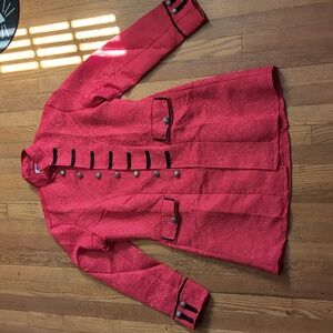Red cosplay coat